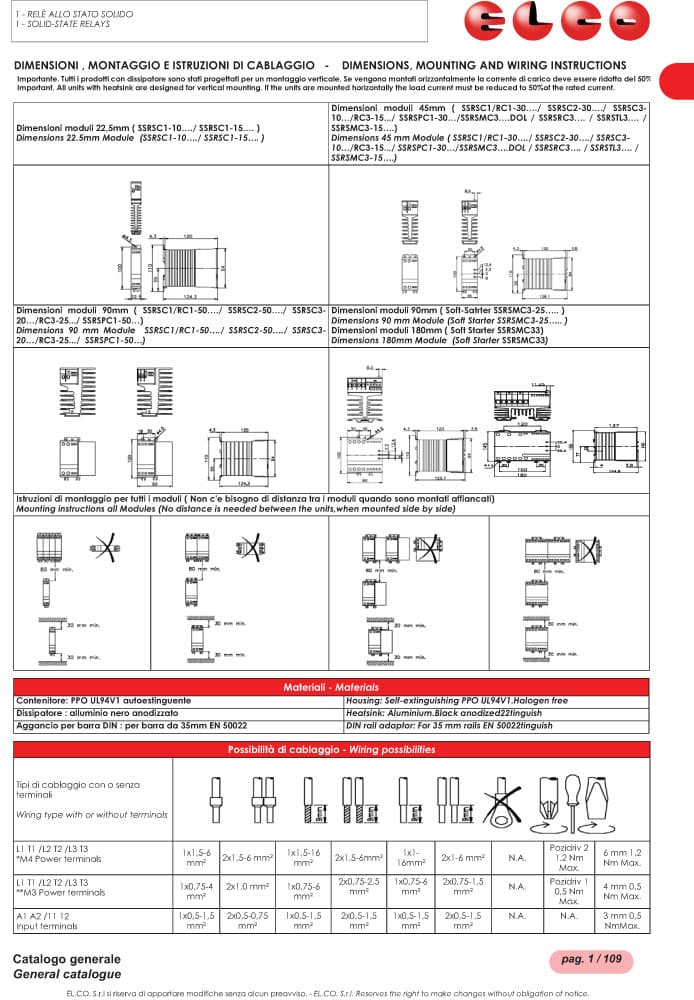 Elco Mains Switching Power Supplies - EDR 30-50-70 Series