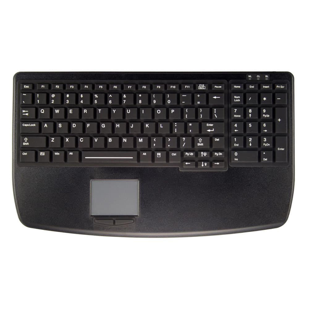 Active AK-B7410-G Key Ultra Flat Backlit Medical keyboard with Touchpad