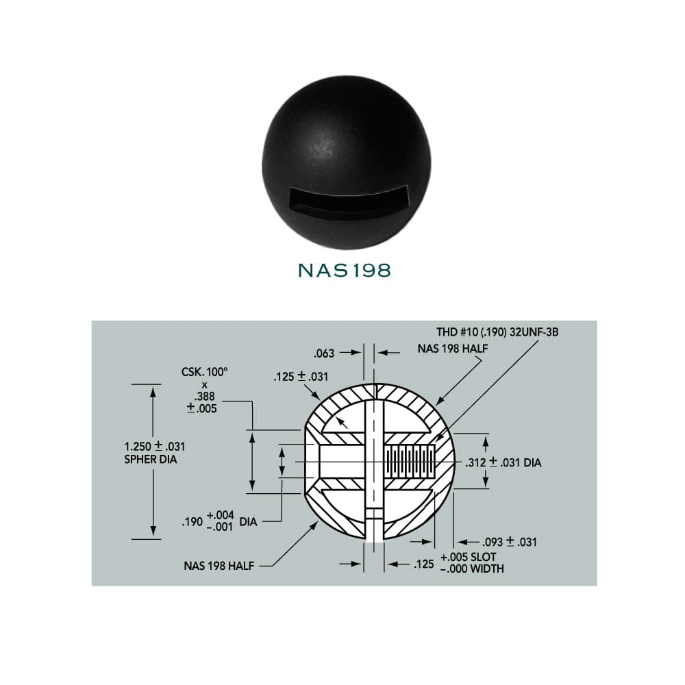 EHC Knob - Military Control Knobs - MS and NAS Handle Controls