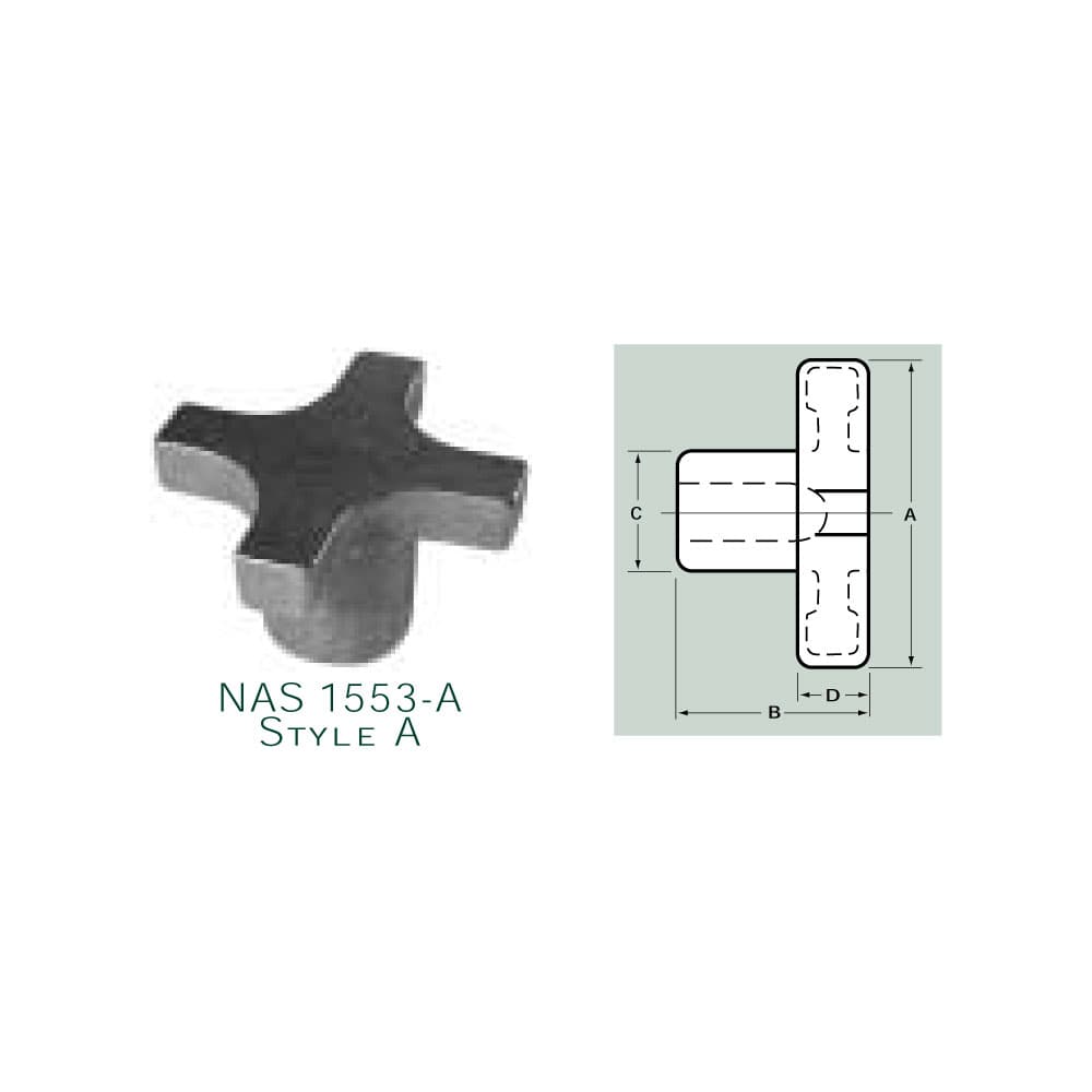 EHC Knob - Military Control Knobs - NSA Metal Clamp Knobs