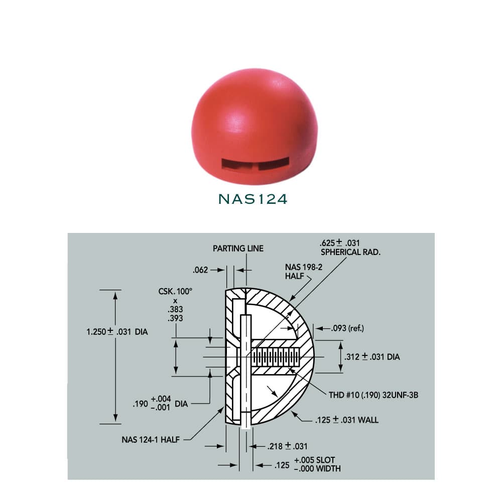 EHC Knob - Military Control Knobs - MS and NAS Handle Controls