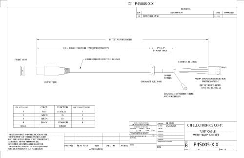 CTI OEM Industrial Mouse Pointer - F10X0 Series