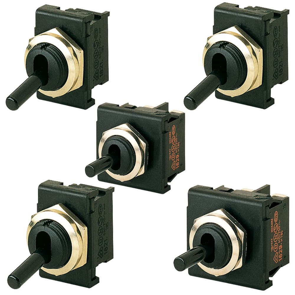 Marquardt Single and Double Pole Toggle Switch Series - 1820